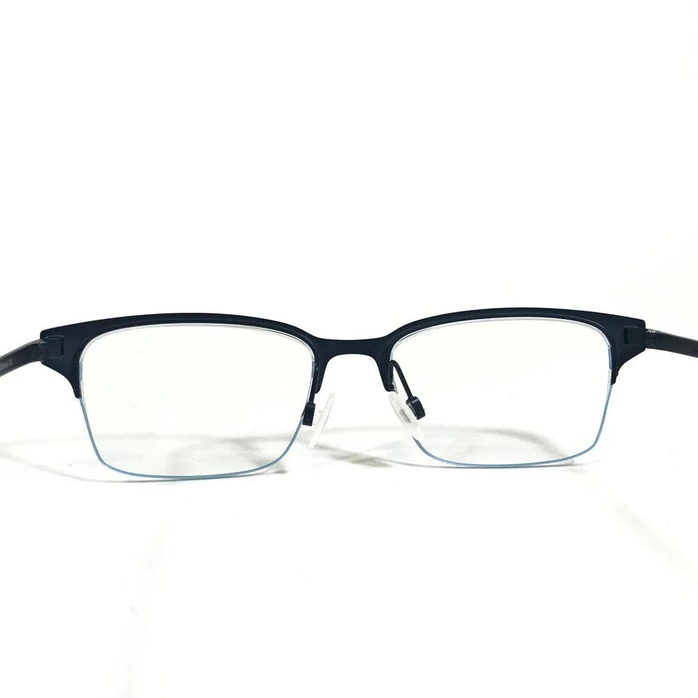 Warby Parker Eyeglasses Frames JAMES M 2250 Blue Square Full Rim 51-17-145